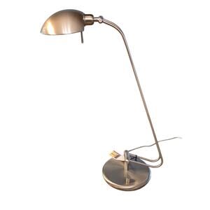 Satin Nickel Holtkotter Leuchten Halogen Table Lamp 24" H x 7" W